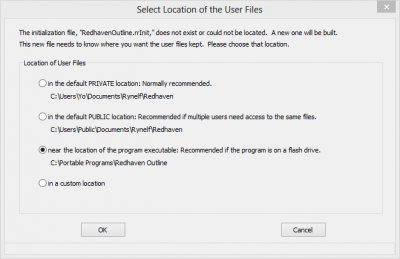 Redhaven Outline 3.3.1.4072 - 2015-12-19 - Select Location of the User Files - 001.png