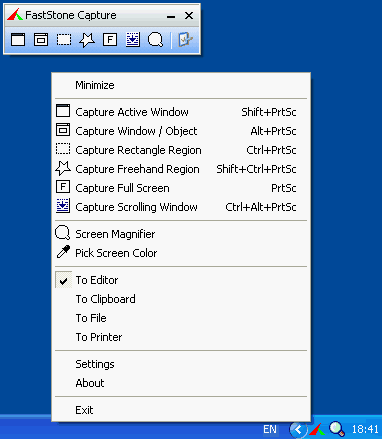 faststone capture key