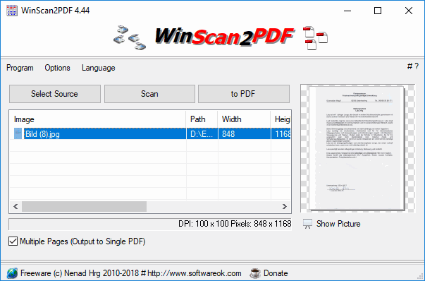 Resultado de imagen de WinScan2PDF 5"